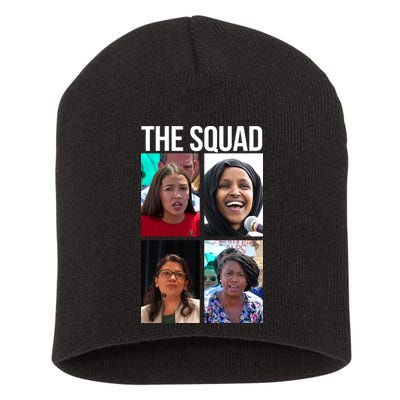 Squad AOC Rashida Tlaib Ilhan Omar Ayanna Pressley Short Acrylic Beanie