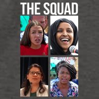Squad AOC Rashida Tlaib Ilhan Omar Ayanna Pressley Vector Backpack