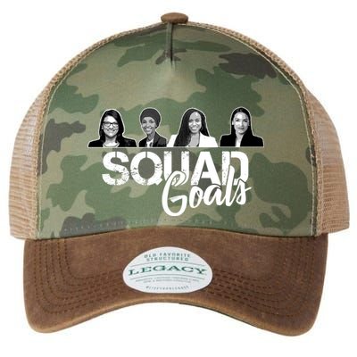 Squad Goals Tlaib Ocasio Cortez Pressley House Legacy Tie Dye Trucker Hat