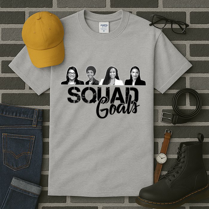 Squad Goals Tlaib Ocasio Cortez Pressley House Tall T-Shirt