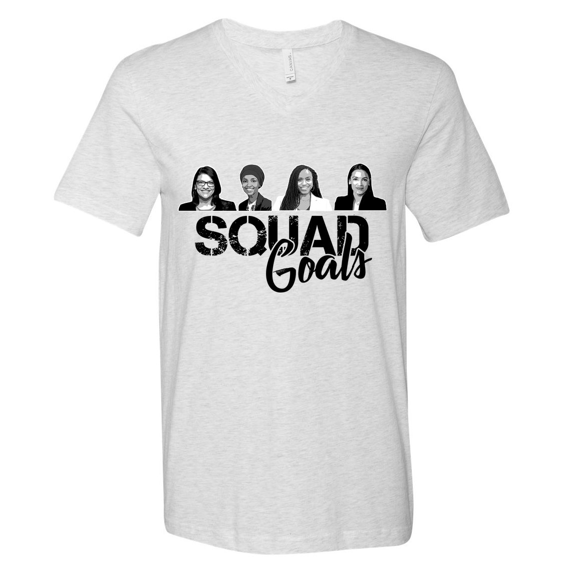 Squad Goals Tlaib Ocasio Cortez Pressley House V-Neck T-Shirt