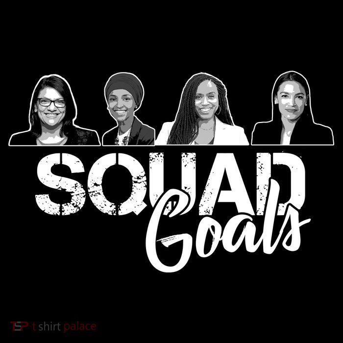 Squad Goals Tlaib Ocasio Cortez Pressley House Flatbill Hat