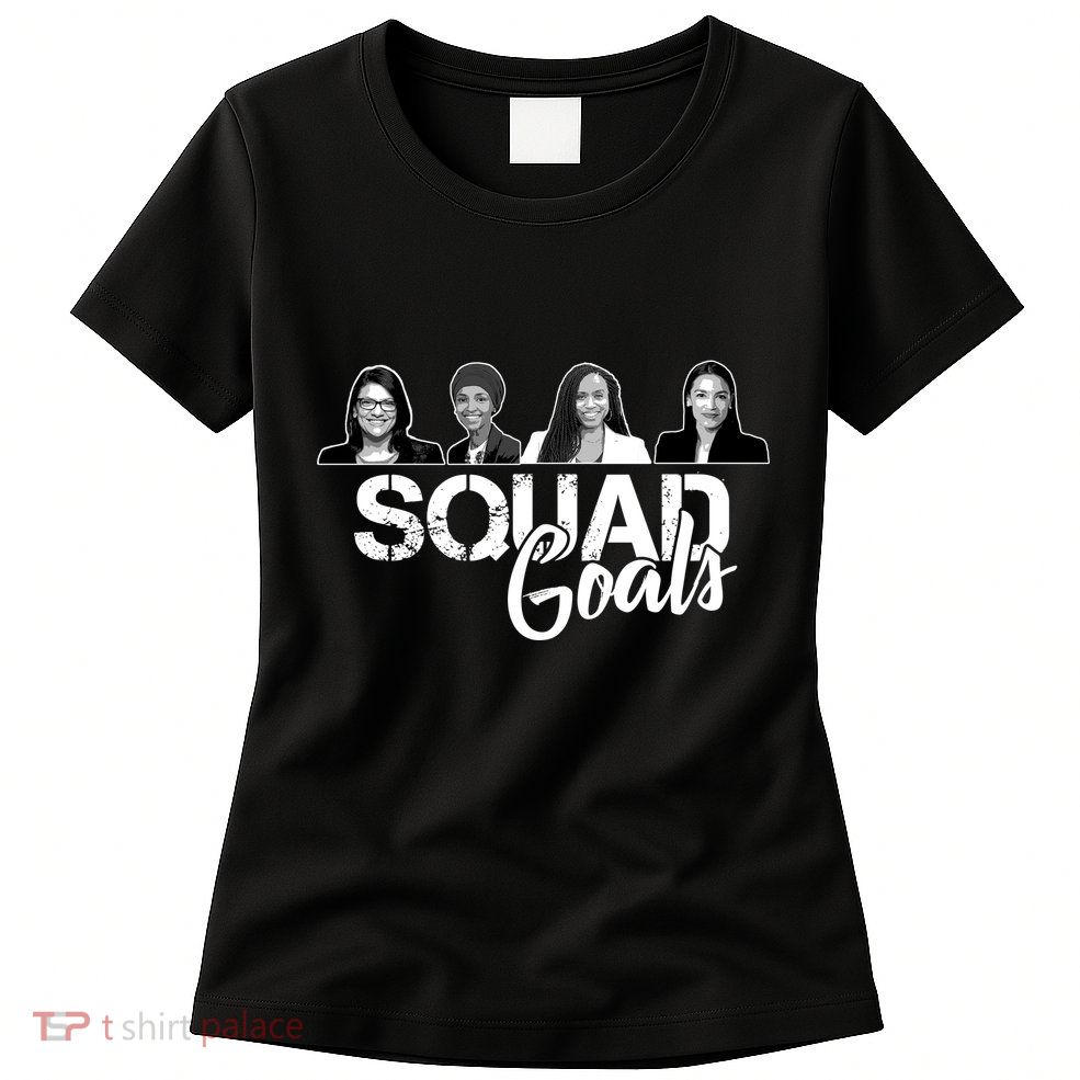 Squad Goals Tlaib Ocasio Cortez Pressley House Womens T-Shirt