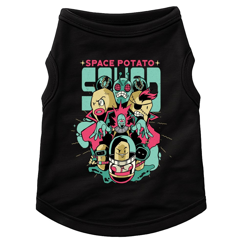 Squad Superhero Space Potato Doggie Tank