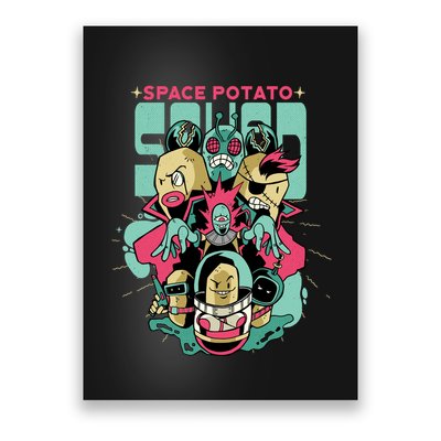 Squad Superhero Space Potato Poster