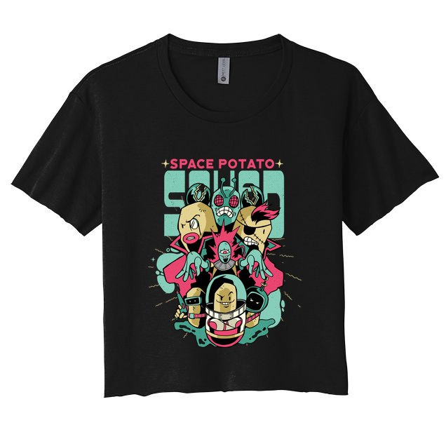 Squad Superhero Space Potato Crop Top