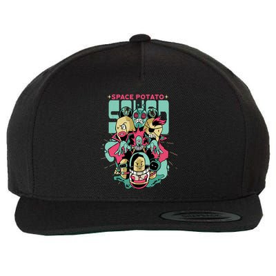 Squad Superhero Space Potato Wool Snapback Cap