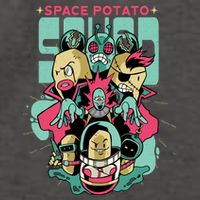 Squad Superhero Space Potato Vector Backpack