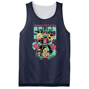 Squad Superhero Space Potato Mesh Reversible Basketball Jersey Tank