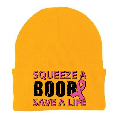 Squeeze A Boob Save A Life Knit Cap Winter Beanie