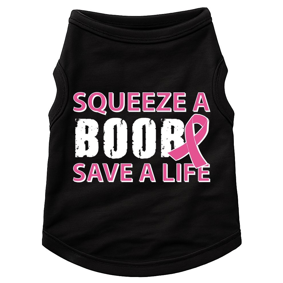 Squeeze A Boob Save A Life Doggie Tank