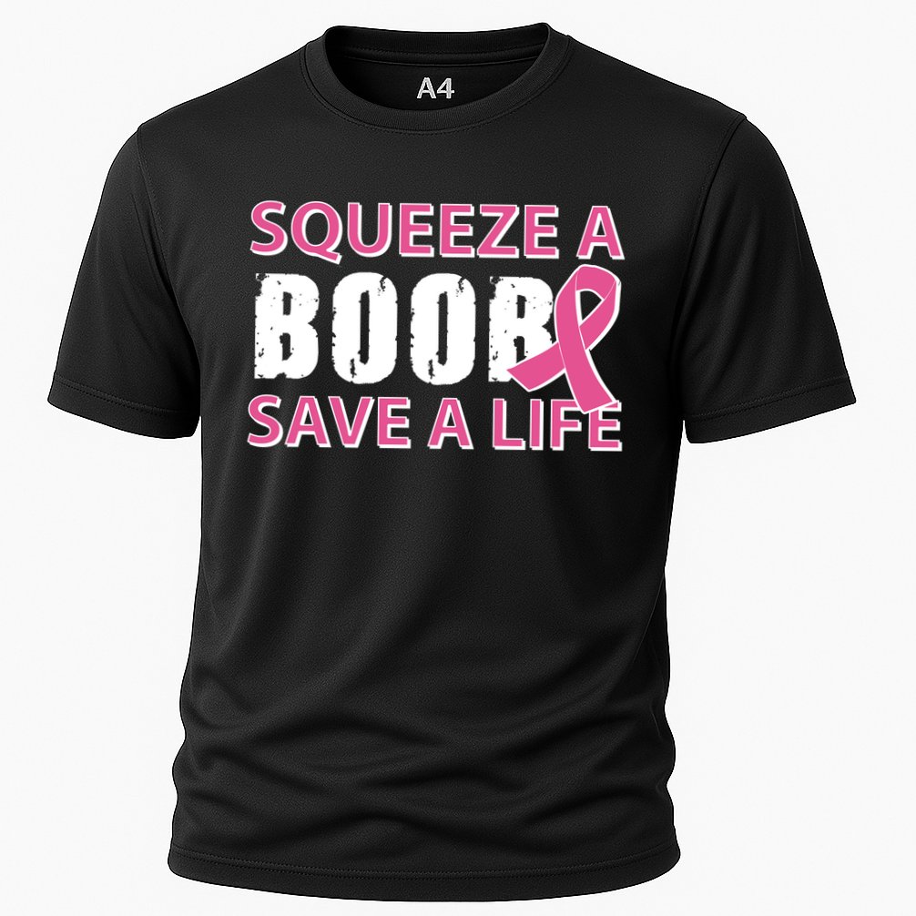 Squeeze A Boob Save A Life Performance Shirt