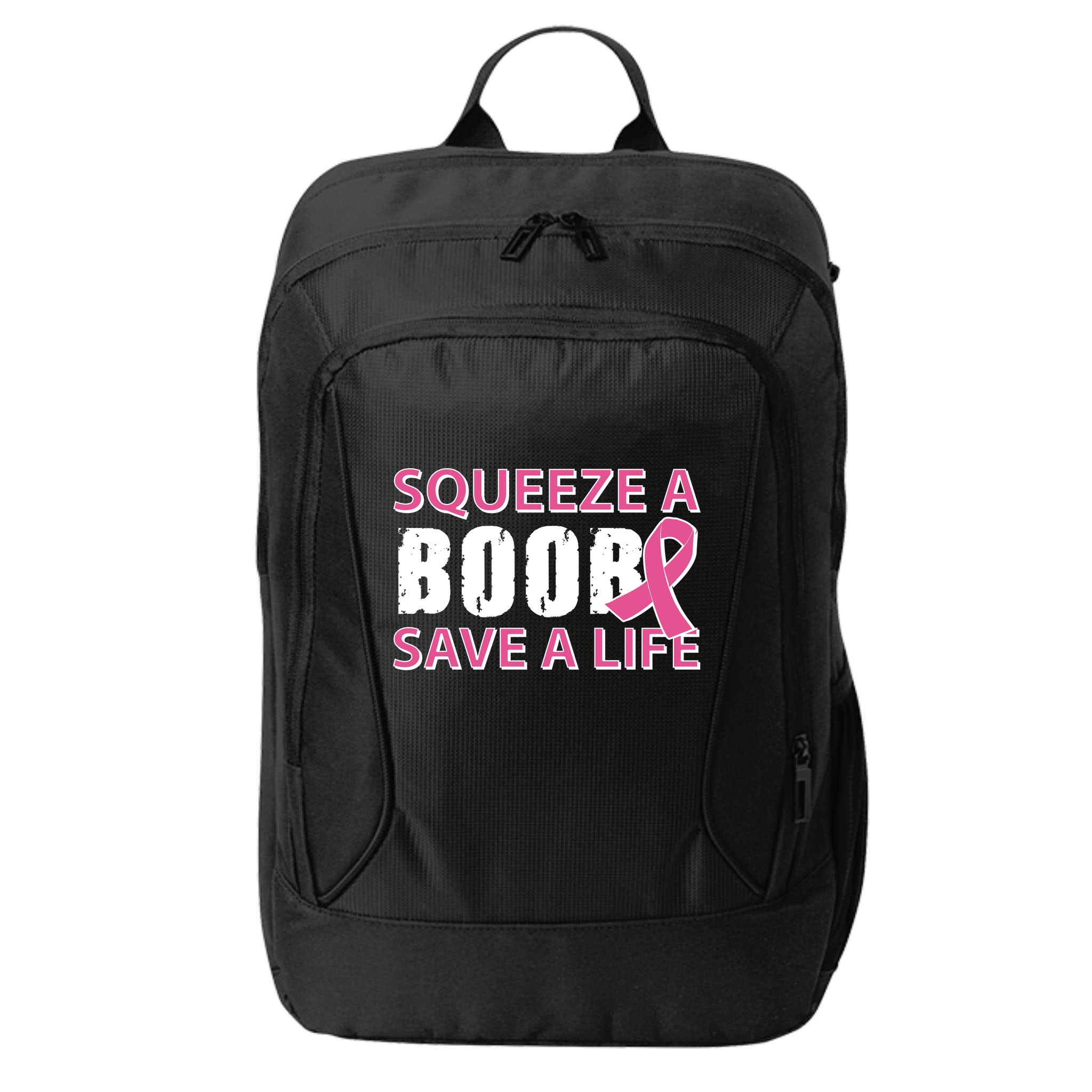 Squeeze A Boob Save A Life City Backpack