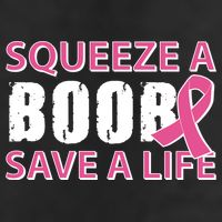 Squeeze A Boob Save A Life Golf Towel