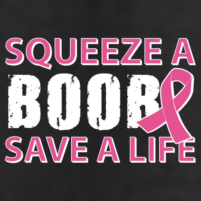 Squeeze A Boob Save A Life Golf Towel