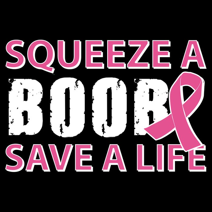 Squeeze A Boob Save A Life Women's Crop Top Tee
