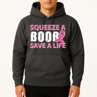 Squeeze A Boob Save A Life Hoodie