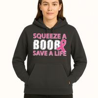 Squeeze A Boob Save A Life Hoodie