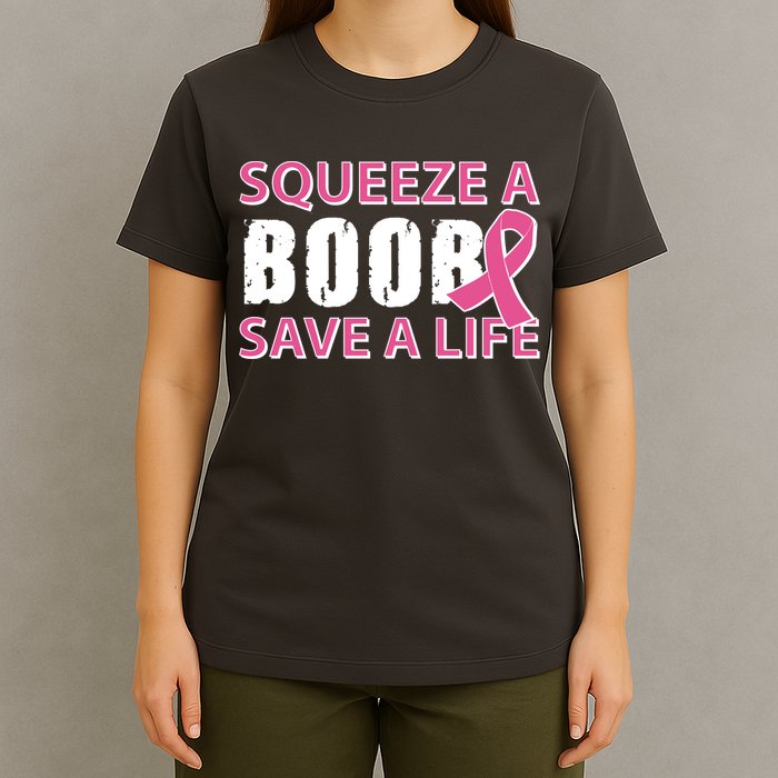 Squeeze A Boob Save A Life T-Shirt