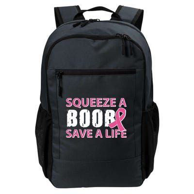Squeeze A Boob Save A Life Backpack