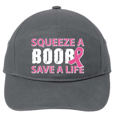 Squeeze A Boob Save A Life 7-Panel Snapback Hat