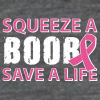 Squeeze A Boob Save A Life 7-Panel Snapback Hat