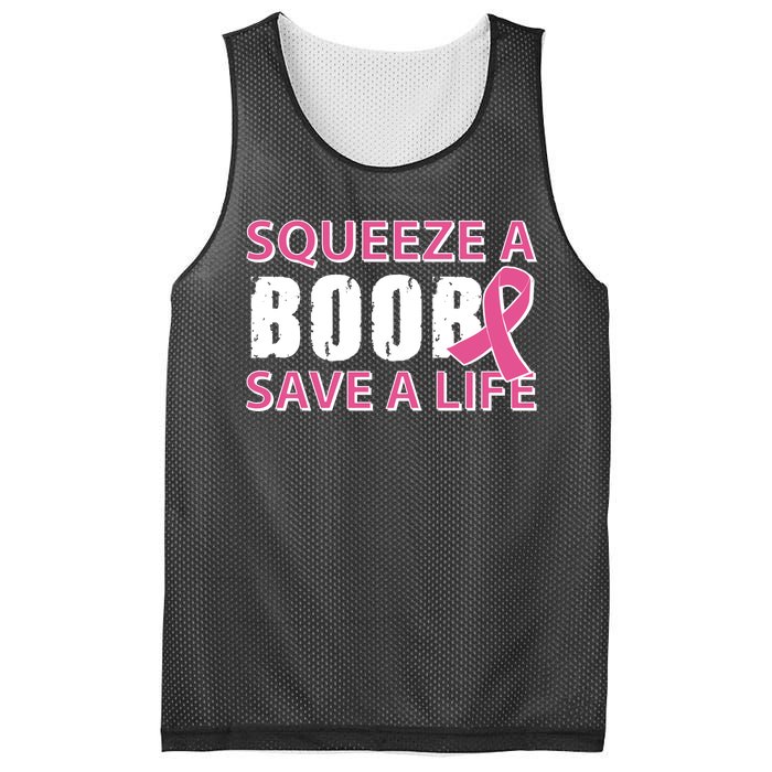 Squeeze A Boob Save A Life Mesh Reversible Basketball Jersey Tank