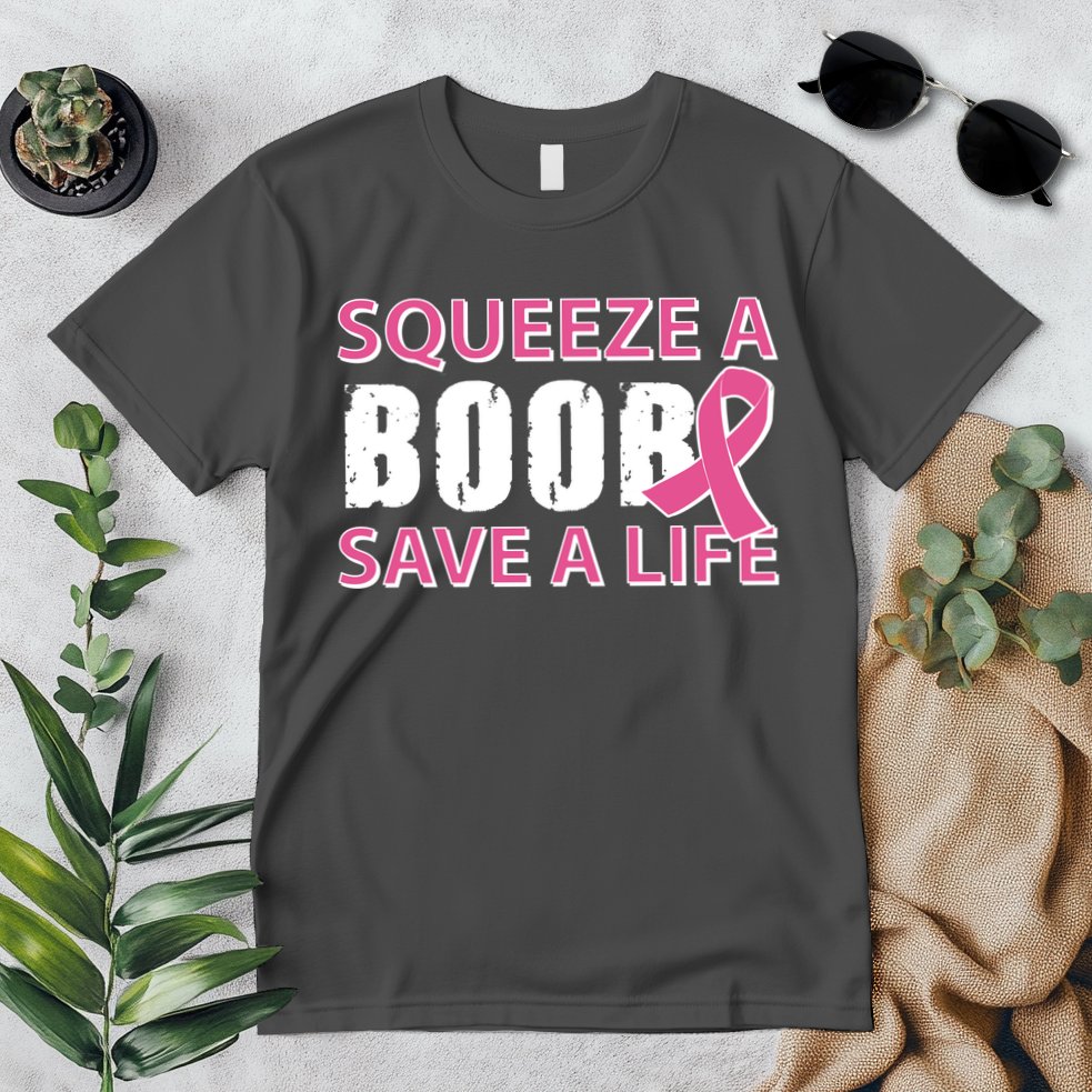 Squeeze A Boob Save A Life Premium T-Shirt
