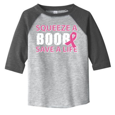 Squeeze A Boob Save A Life Toddler Fine Jersey T-Shirt
