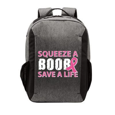 Squeeze A Boob Save A Life Vector Backpack