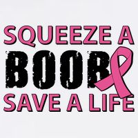 Squeeze A Boob Save A Life Garment-Dyed Sweatshirt