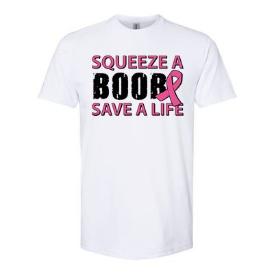 Squeeze A Boob Save A Life Softstyle® CVC T-Shirt