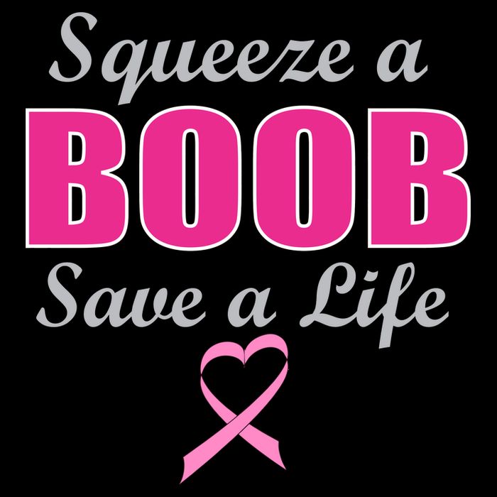 Squeeze A Boob Save A Life Breast Cancer Hoodie