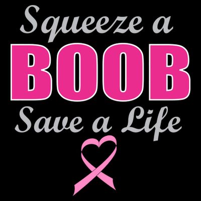 Squeeze A Boob Save A Life Breast Cancer T-Shirt