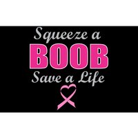 Squeeze A Boob Save A Life Breast Cancer Bumper Sticker