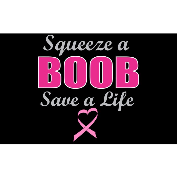 Squeeze A Boob Save A Life Breast Cancer Bumper Sticker