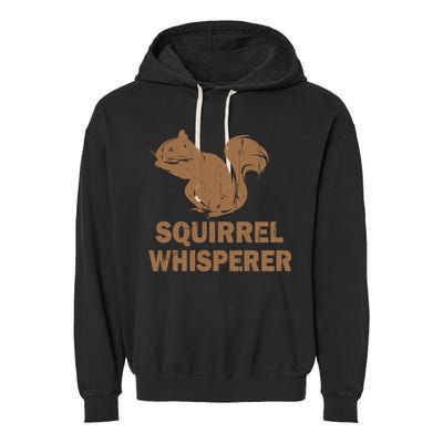 Squirrel Whisperer Garment-Dyed Fleece Hoodie