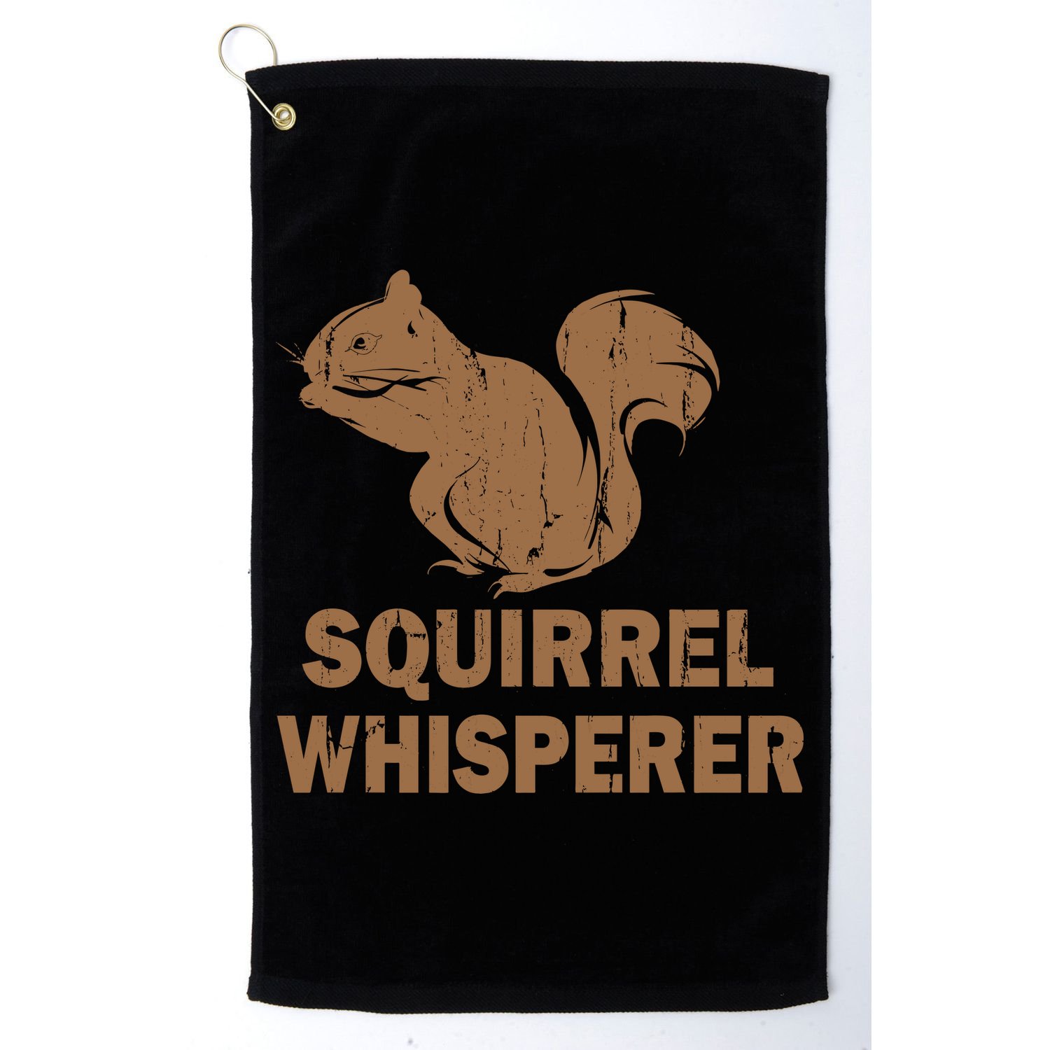 Squirrel Whisperer Golf Towel