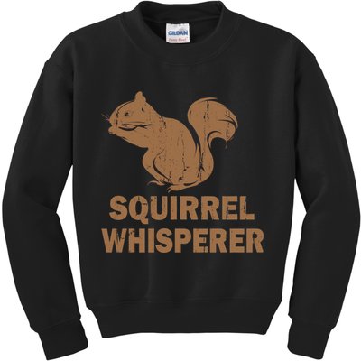 Squirrel Whisperer Kids Sweatshirt