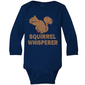 Squirrel Whisperer Baby Long Sleeve Bodysuit