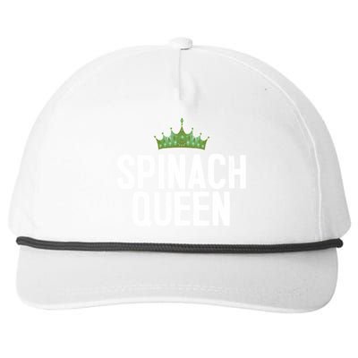 Spinach Queen Vegan Vegetable Lover Gift Snapback Five-Panel Rope Hat