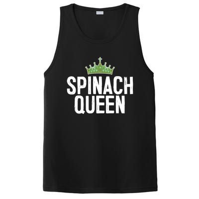 Spinach Queen Vegan Vegetable Lover Gift PosiCharge Competitor Tank