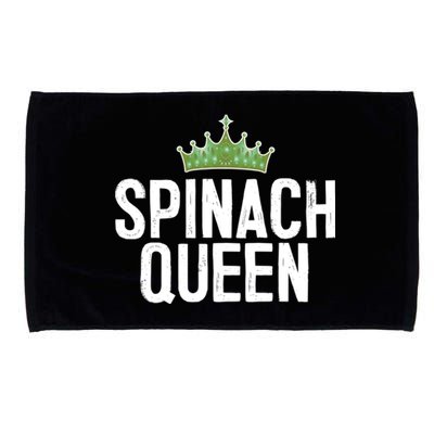 Spinach Queen Vegan Vegetable Lover Gift Microfiber Hand Towel