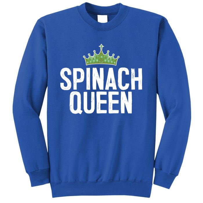 Spinach Queen Vegan Vegetable Lover Gift Sweatshirt