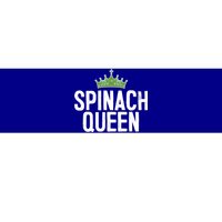 Spinach Queen Vegan Vegetable Lover Gift Bumper Sticker