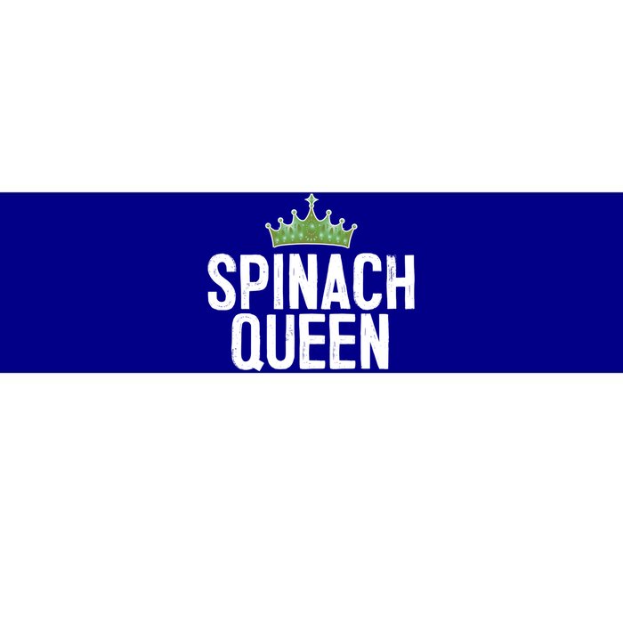 Spinach Queen Vegan Vegetable Lover Gift Bumper Sticker