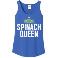 Spinach Queen Vegan Vegetable Lover Gift Ladies Essential Tank