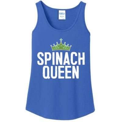 Spinach Queen Vegan Vegetable Lover Gift Ladies Essential Tank