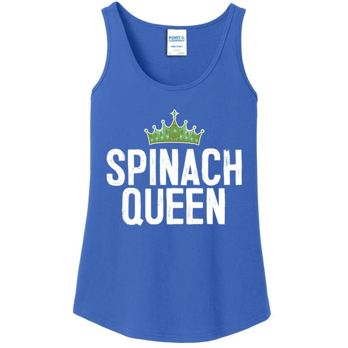 Spinach Queen Vegan Vegetable Lover Gift Ladies Essential Tank