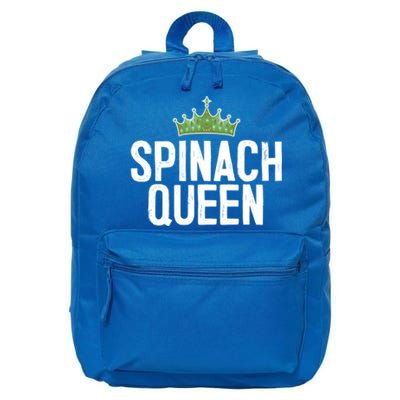 Spinach Queen Vegan Vegetable Lover Gift 16 in Basic Backpack